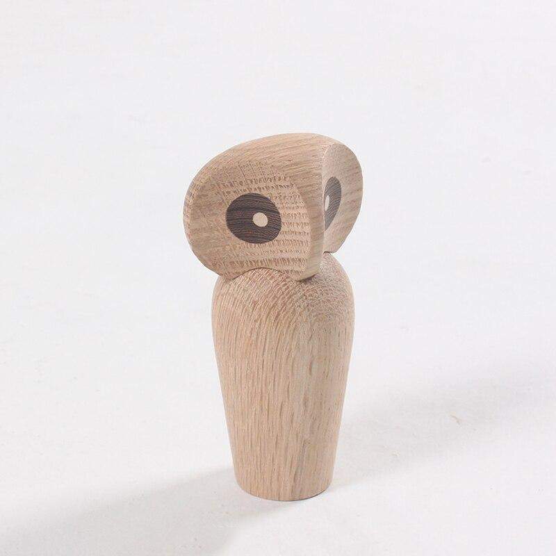 Owl Wood Figurines Blackbrdstore