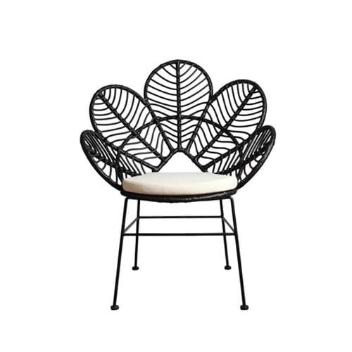 Peacock Flower Chair Blackbrdstore