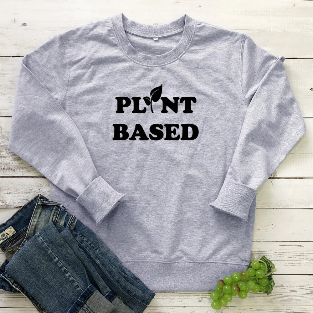 Plant Based Sweatshirt Blackbrdstore