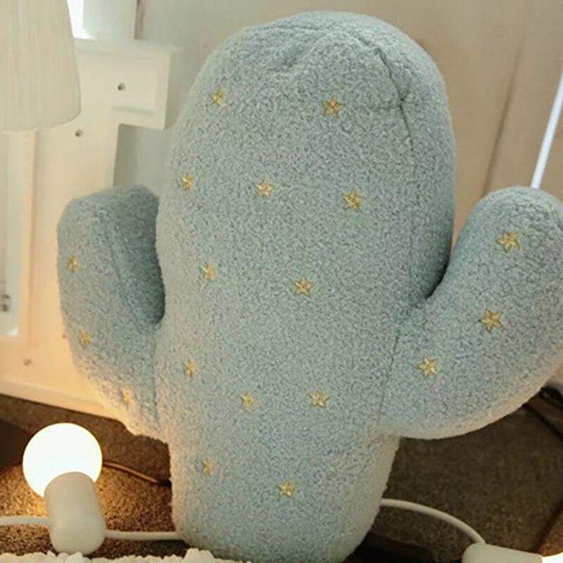 Plush Cactus Cushion Pillow Blackbrdstore