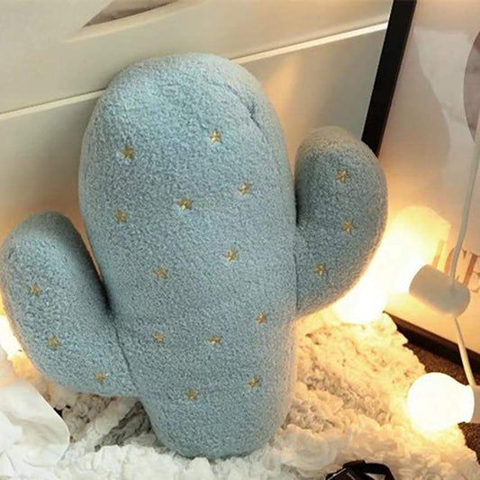 Plush Cactus Cushion Pillow Blackbrdstore