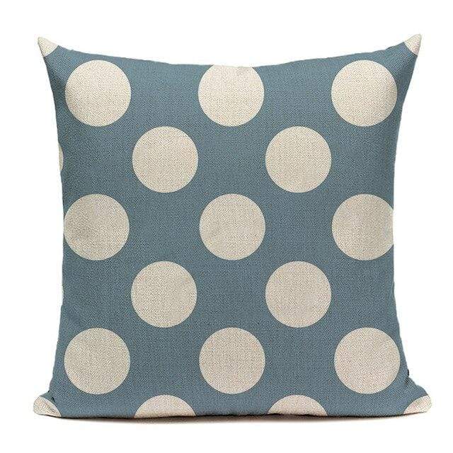 Polka Dots Cushion Cover Blackbrdstore