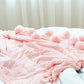 Pom Pom Blanket Blackbrdstore