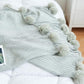 Pom Pom Blanket Blackbrdstore