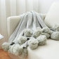 Pom Pom Blanket Blackbrdstore