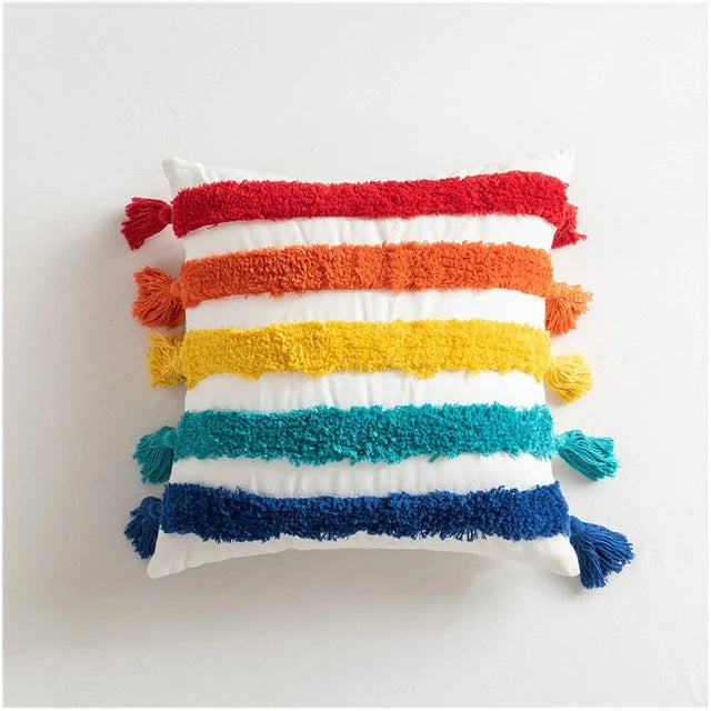 Rainbow Cushion Cover Blackbrdstore