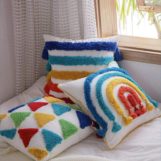 Rainbow Cushion Cover Blackbrdstore