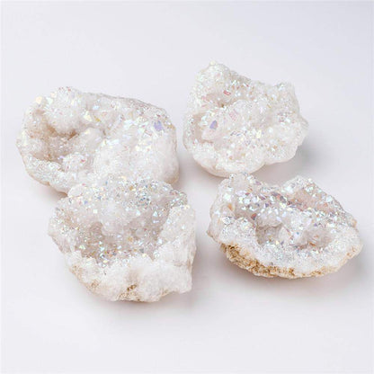 Rainbow Geode Natural Stones Blackbrdstore