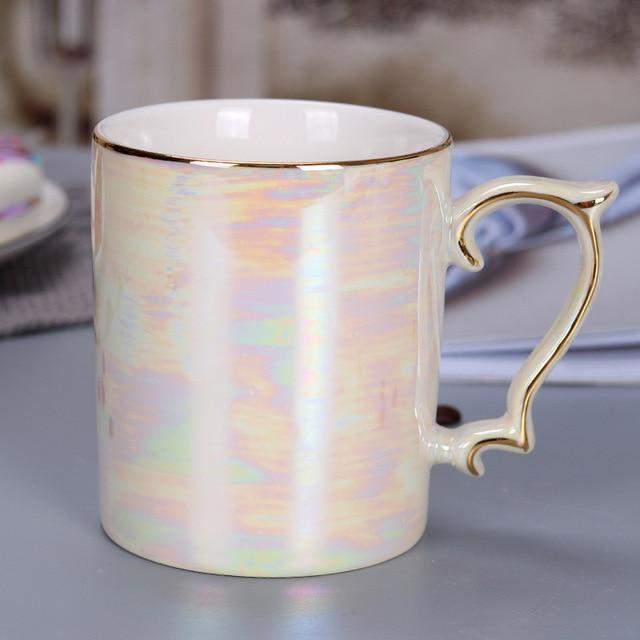 Rainbow Pearl Coffee Mug Blackbrdstore