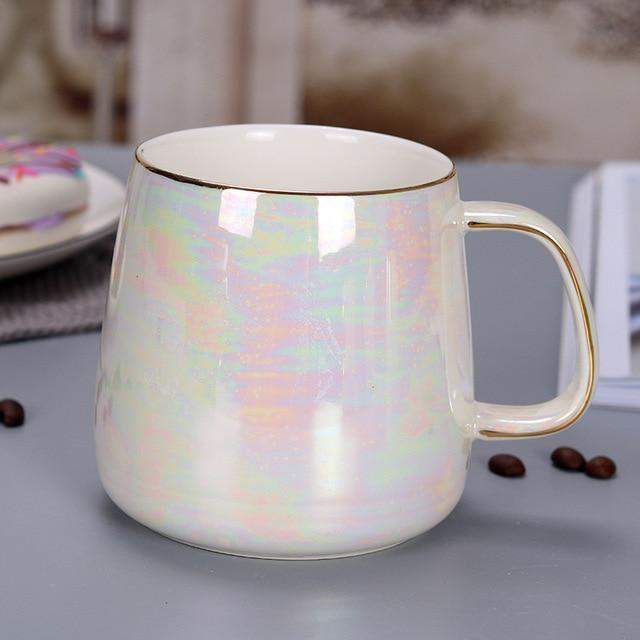Rainbow Pearl Coffee Mug Blackbrdstore