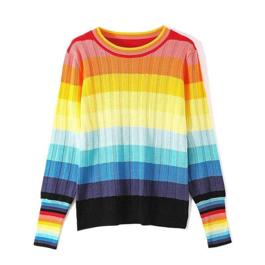 Rainbow Sweater Blackbrdstore