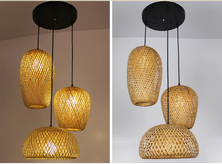 Rattan Pendant Light Blackbrdstore