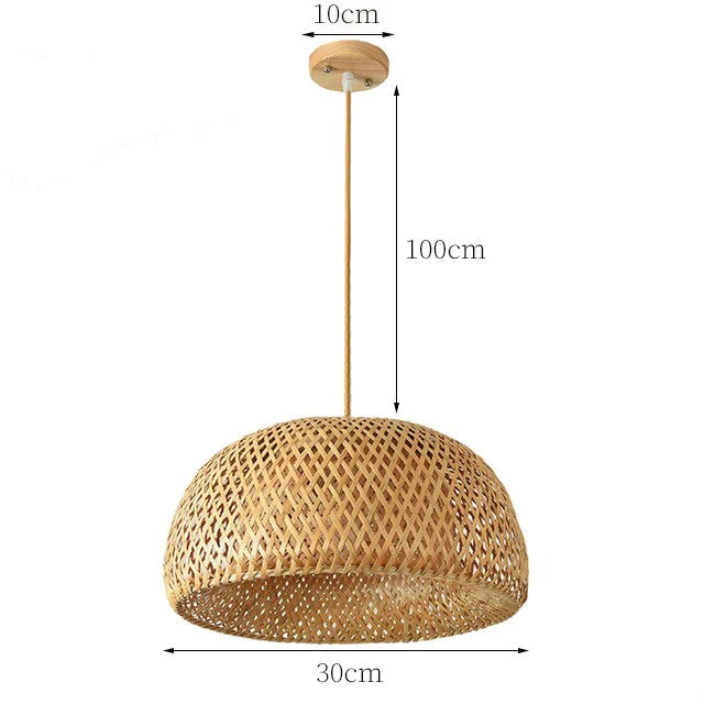 Rattan Pendant Light Blackbrdstore