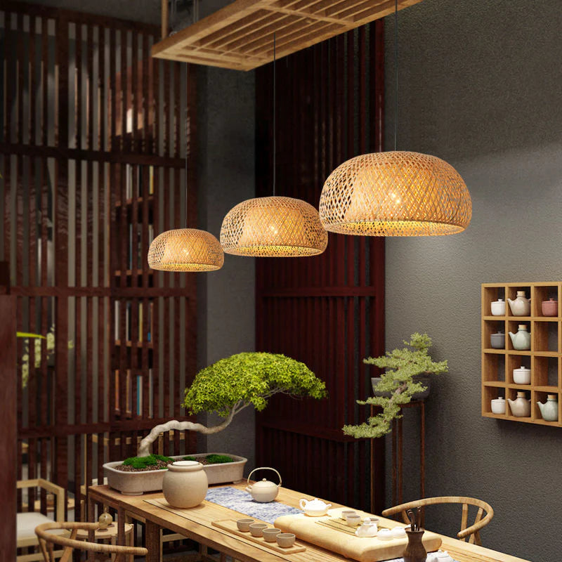 Rattan Pendant Light Blackbrdstore