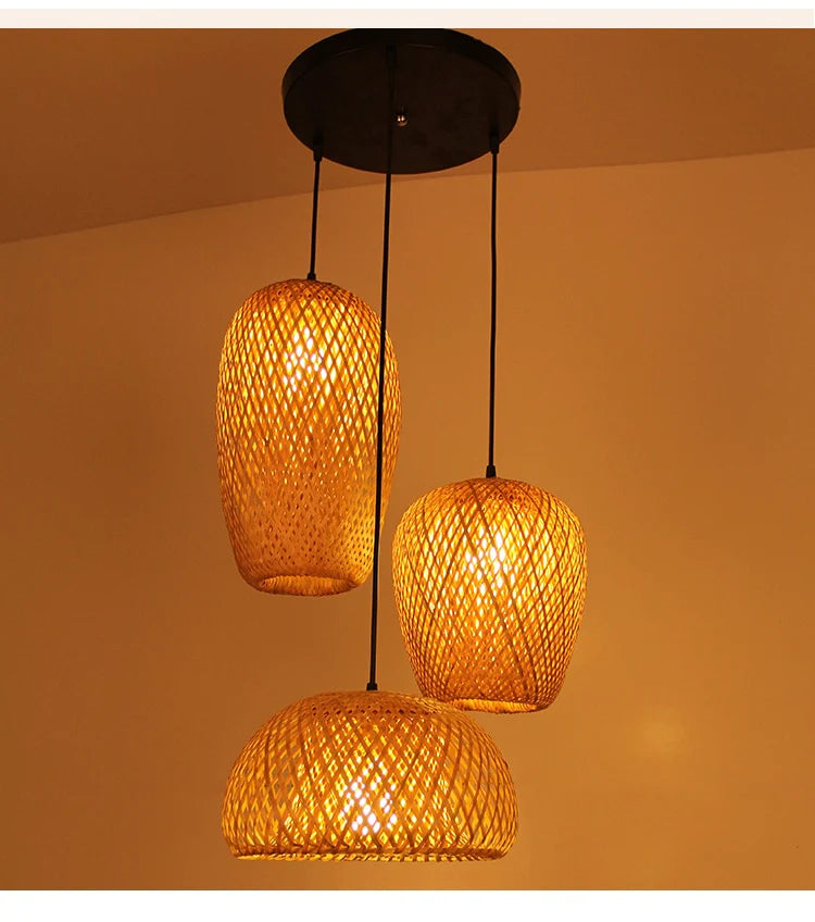 Rattan Pendant Light Blackbrdstore