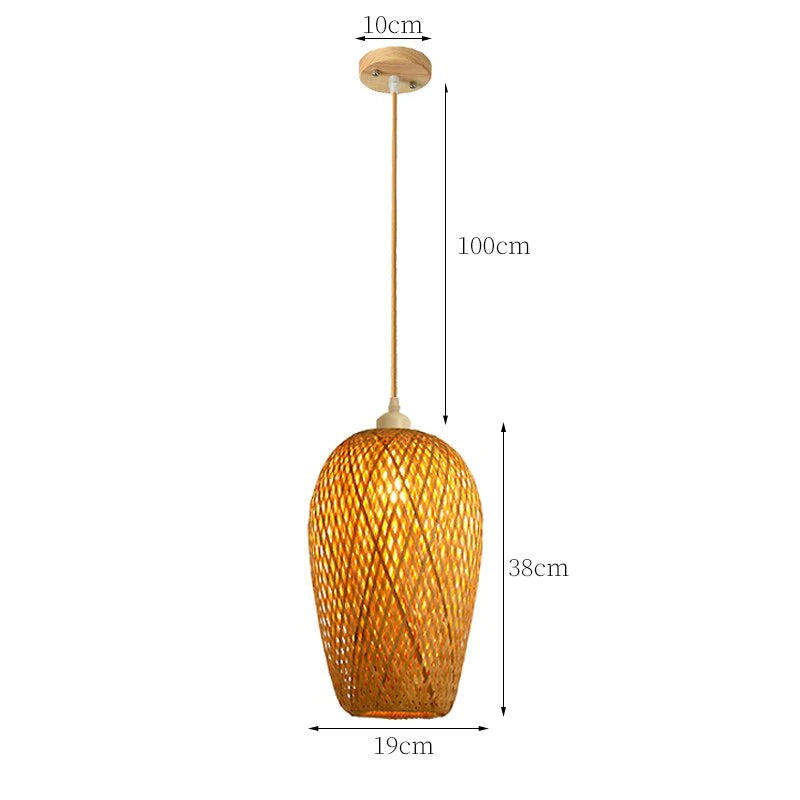 Rattan Pendant Light Blackbrdstore