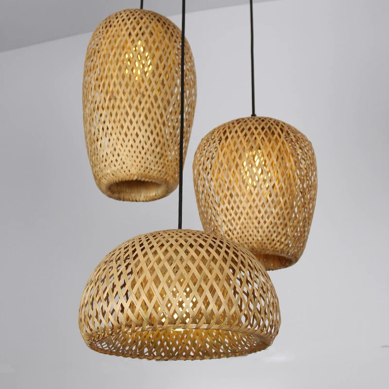 Rattan Pendant Light Blackbrdstore