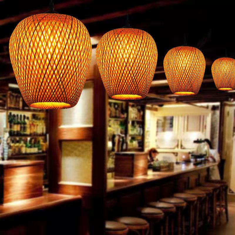 Rattan Pendant Light Blackbrdstore