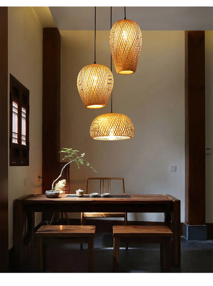 Rattan Pendant Light Blackbrdstore