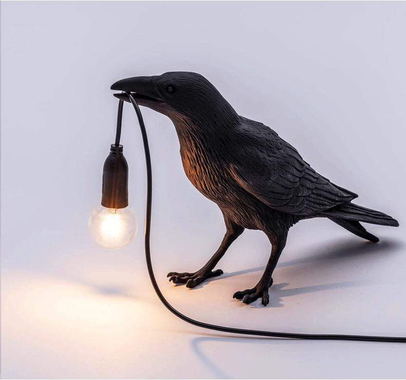 Raven Wall Lamp Blackbrdstore