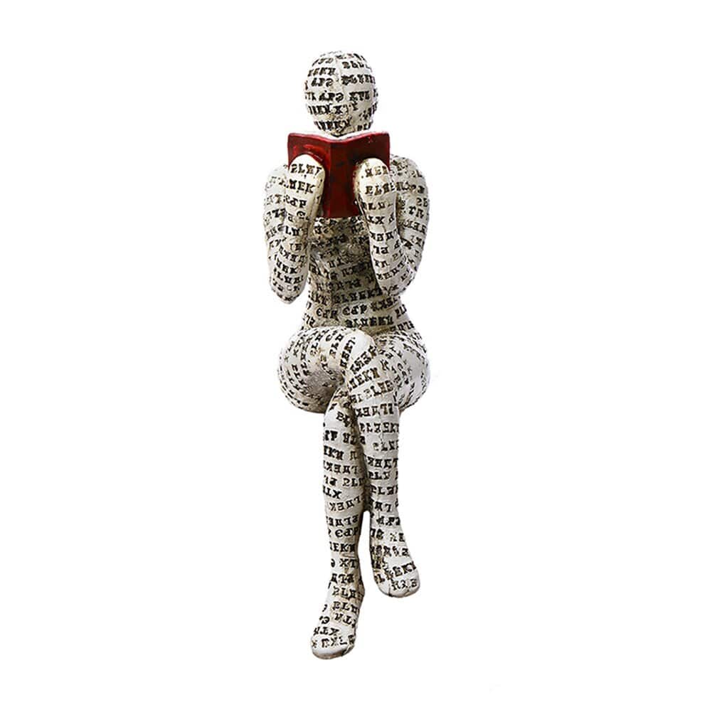 Reading Woman Pulp Figurine Blackbrdstore
