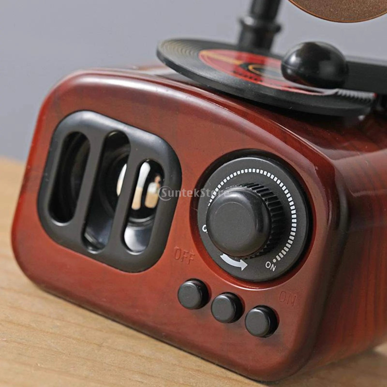 Retro Phonograph Music Box Blackbrdstore