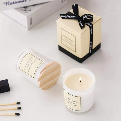 Ribbon Gift Box Scented Candles Blackbrdstore