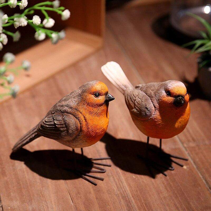 Robin Birds Figurines Blackbrdstore