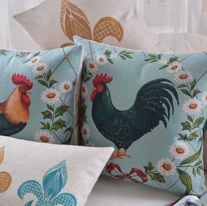 Rooster Throw Pillows Blackbrdstore