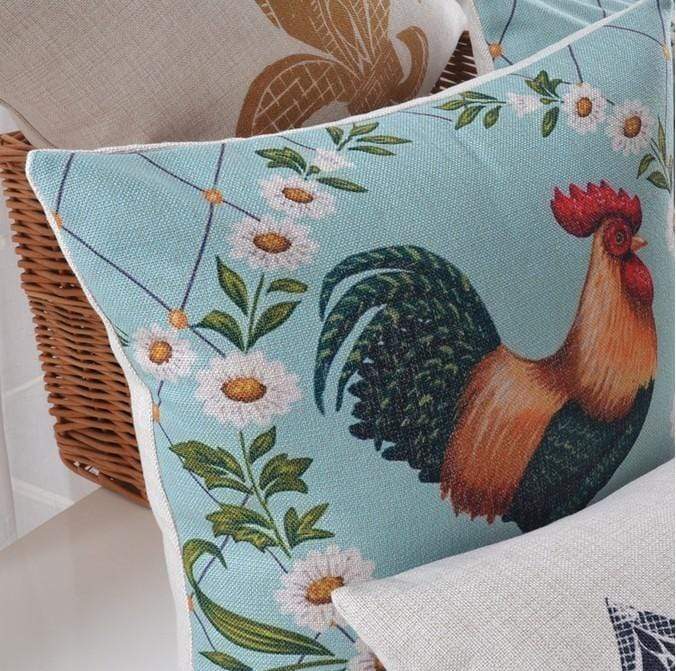 Rooster Throw Pillows Blackbrdstore