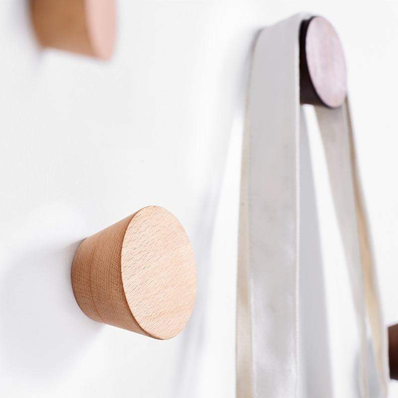 Round Wood Coat Hook Blackbrdstore