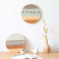 Round Wood Hanging Wall Decor Blackbrdstore