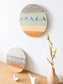 Round Wood Hanging Wall Decor Blackbrdstore