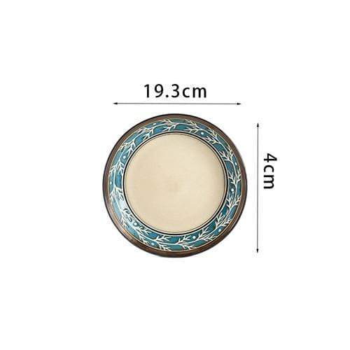 Royal Grandeur Embossed Ceramic Tableware Blackbrdstore