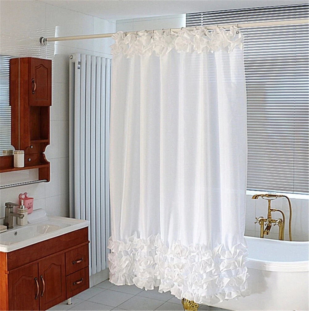 Ophelia Ruffled Shower Curtain
