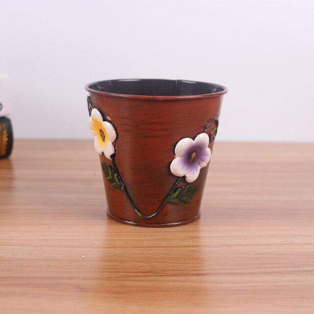 Rustic Flower Barrels Pots Blackbrdstore