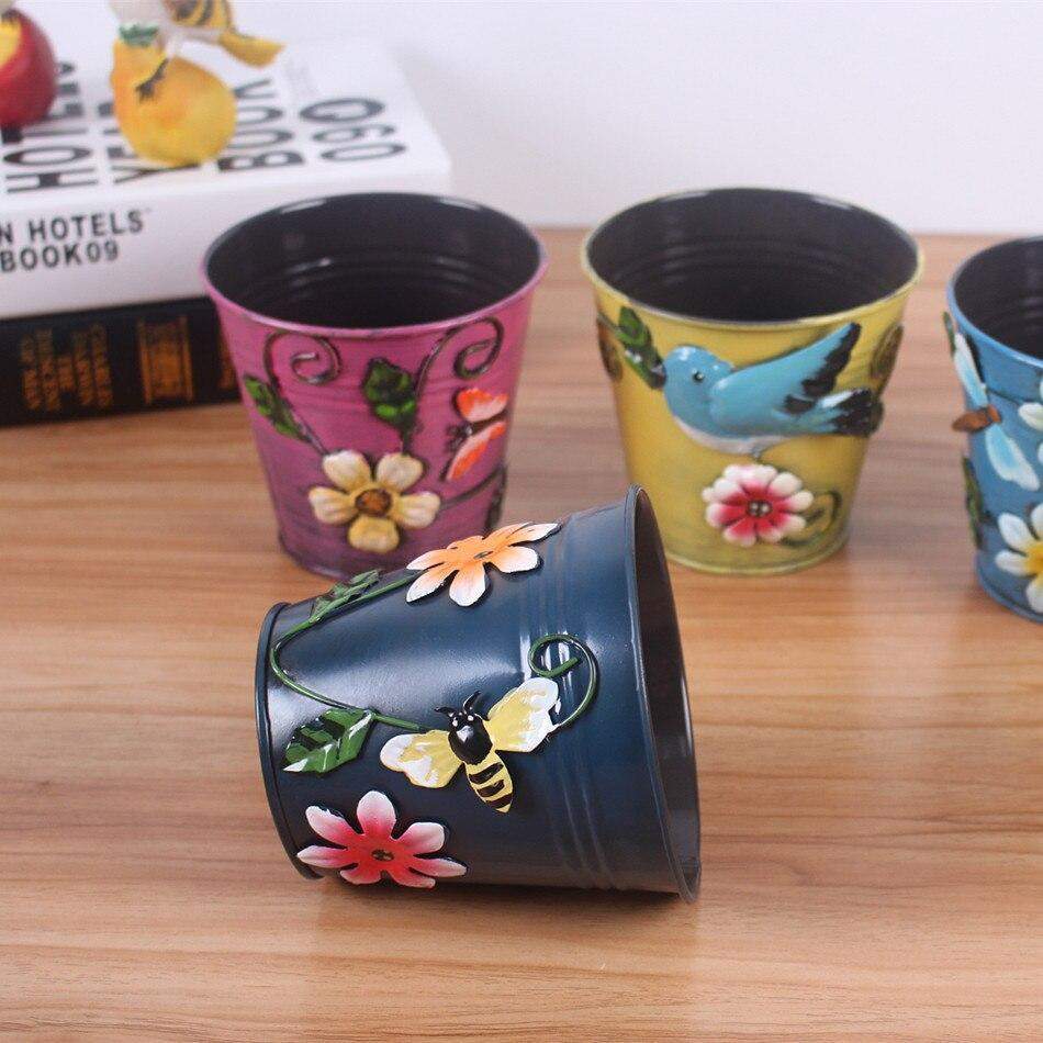 Rustic Flower Barrels Pots Blackbrdstore