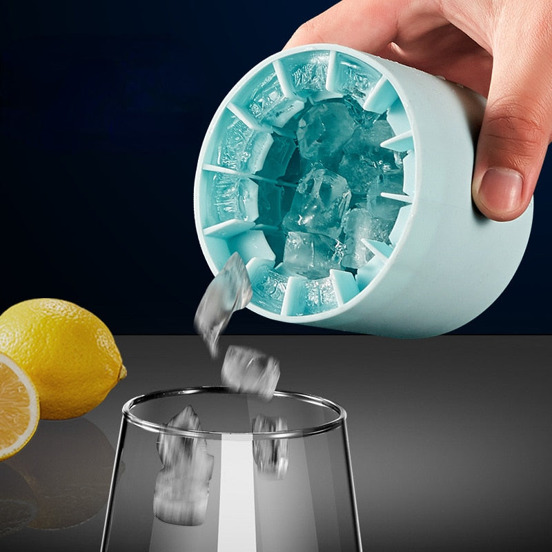 Cylinder Silicone Ice Cube Mold