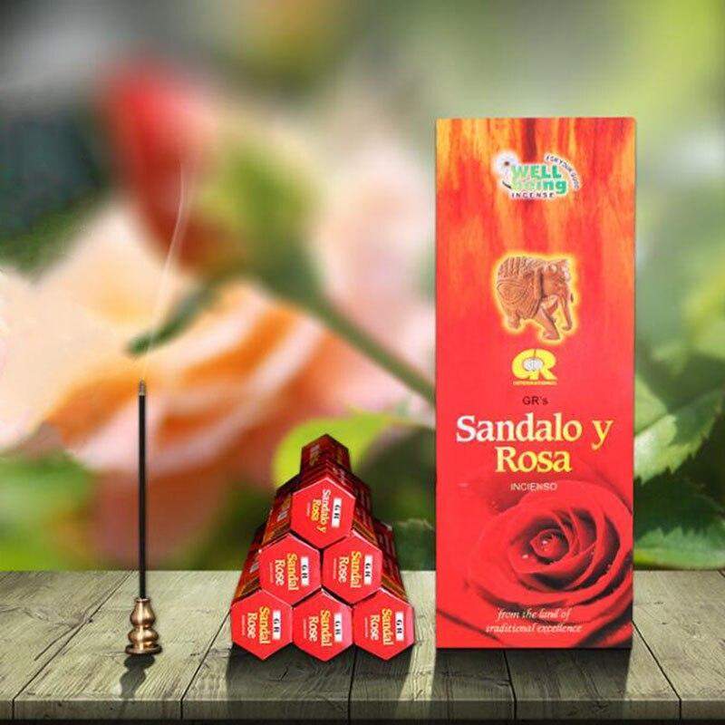 Sandal & Rose Incense Sitcks Blackbrdstore