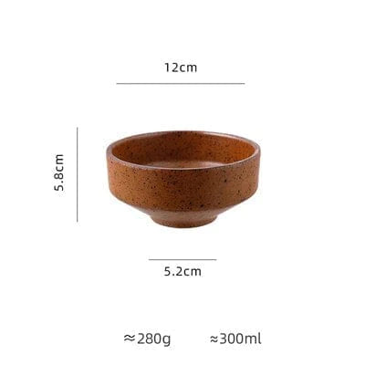 Sandia Stoneware 4.7''  Bowl Blackbrdstore