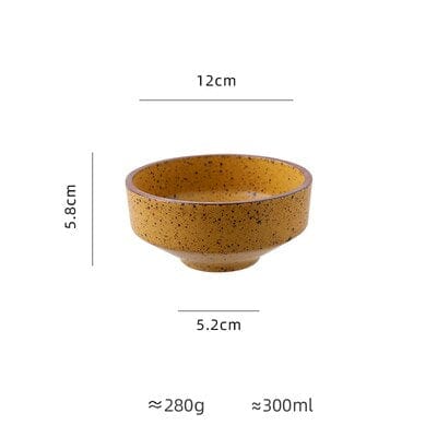 Sandia Stoneware 4.7''  Bowl Blackbrdstore