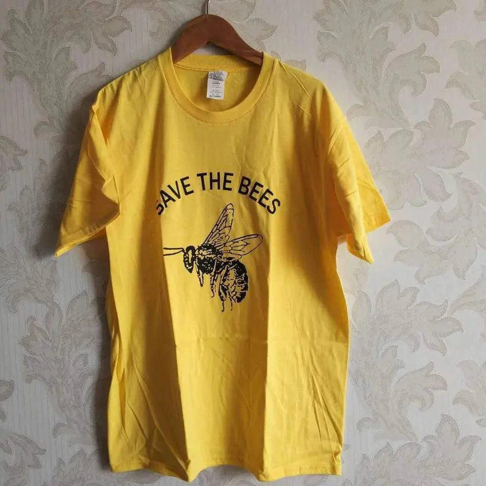 Save The Bees Shirt Crewneck T Shirt Blackbrdstore