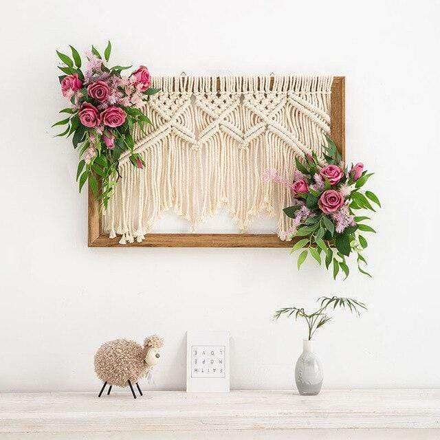 Scandinavian Floral Wind Tapestry Blackbrdstore