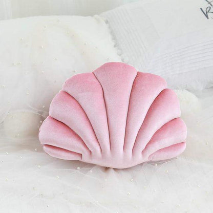 Sea Shell Stuffed Velvet Pillows Blackbrdstore