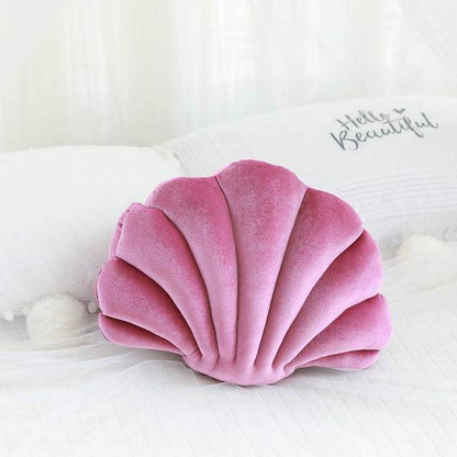 Sea Shell Stuffed Velvet Pillows Blackbrdstore