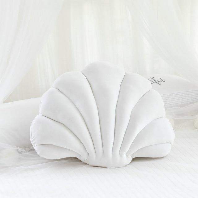 Sea Shell Stuffed Velvet Pillows Blackbrdstore