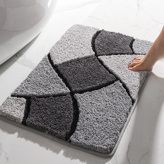 Super Soft Absorbent Fiber Bath Mat