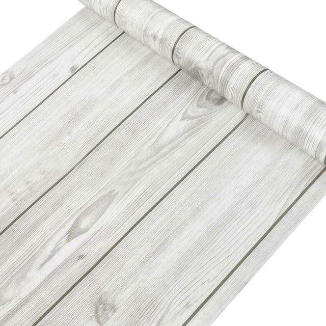 Self Adhesive Gray Wood Wallpaper Blackbrdstore