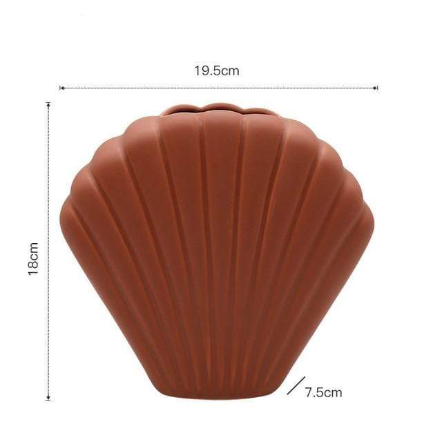 Shell Vase Blackbrdstore