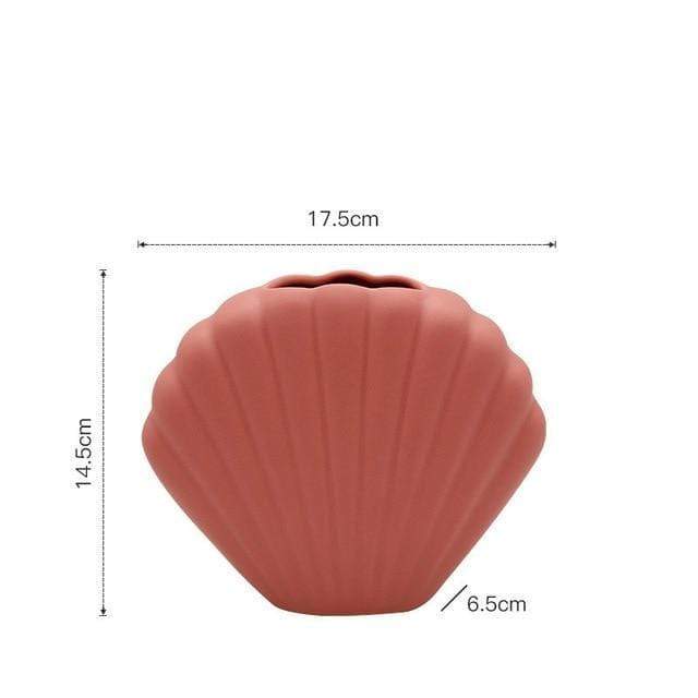 Shell Vase Blackbrdstore